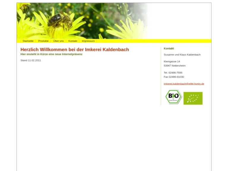 Eifel-Honig Imkerei Kaldenbach - Nordrhein-Westfalen in Nettersheim