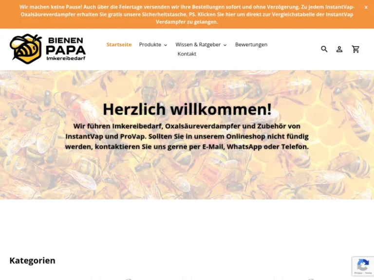 Bienen-Papa – Oxalsäureverdampfer in Perfektion & Honig - Bayern in Rötz