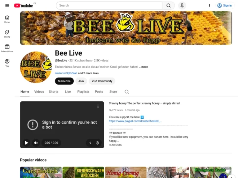 Bee Live Imkerei mit Herz und Leidenschaft wir lieben was wir tun - Bayern in Wenzenbach