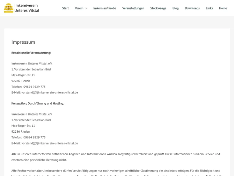 Imkerverein Unteres Vilstal - Bayern in Rieden