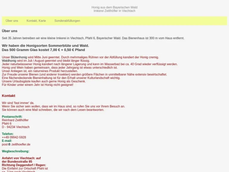 Reinhard Zeitlhöfler - Bayern in Viechtach