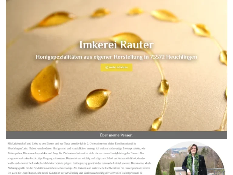 Imkerei Rauter - Baden-Württemberg in Heuchlingen