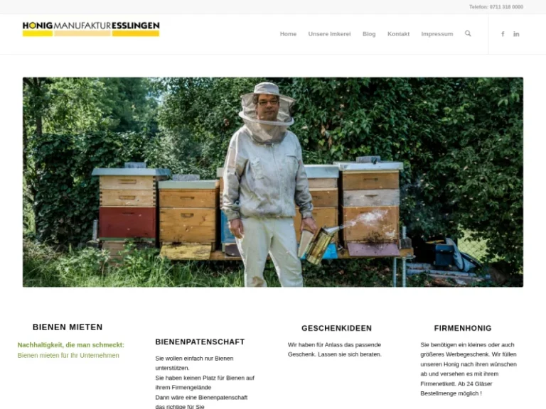 Honigmanufaktur Esslingen – Bioland-Imkerei Nitschke - Baden-Württemberg in Esslingen am Neckar