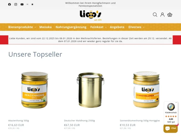 Lipp’s e.K. Imkerei- & Naturprodukte - Baden-Württemberg in Stuttgart