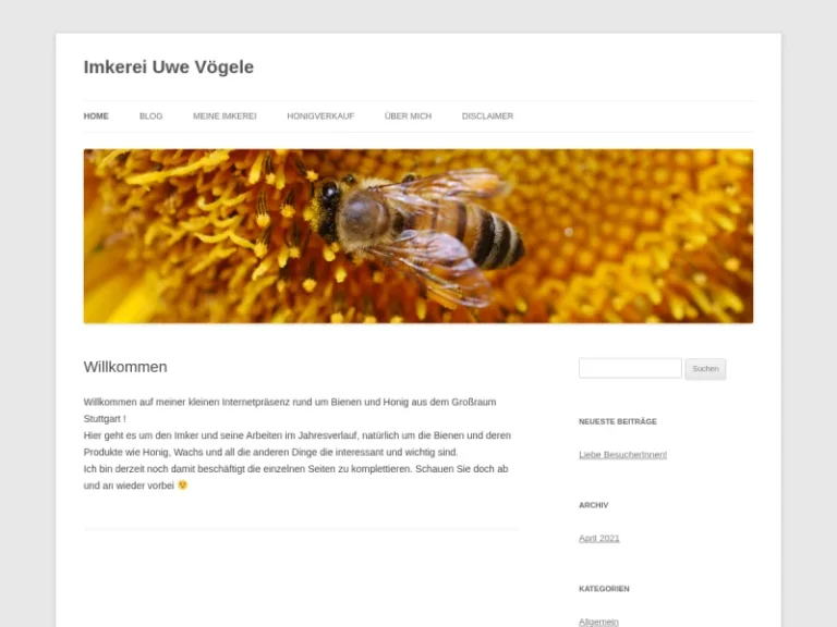 Imkerei Uwe Vögele - Baden-Württemberg in Stuttgart