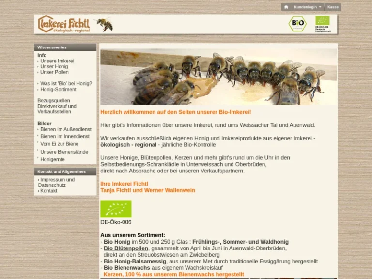 Bio Imkerei Fichtl - Baden-Württemberg in Weissach im Tal
