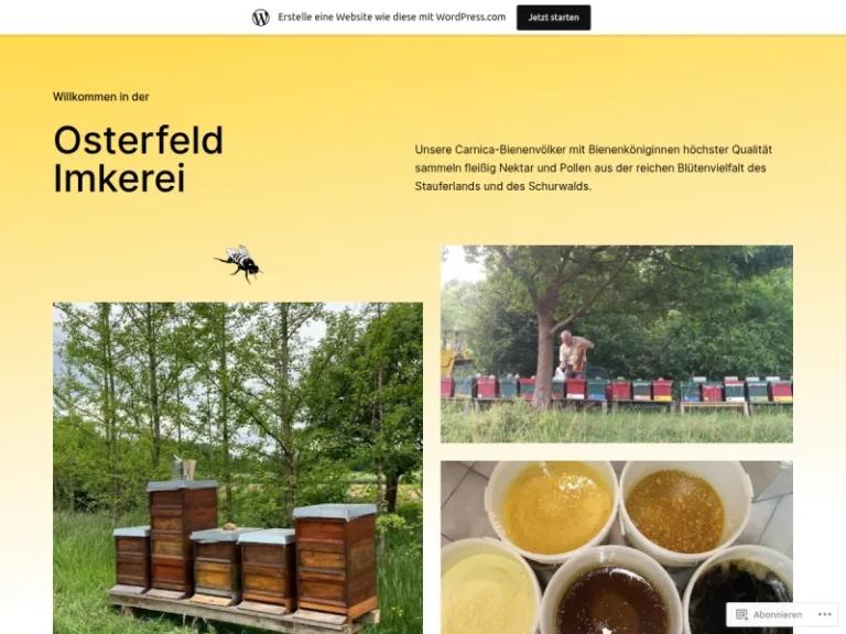 Osterfeld Imkerei - Baden-Württemberg in Lorch