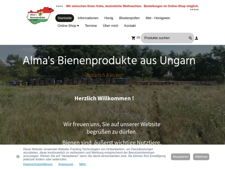 Alma’s Bienenprodukte aus Ungarn - Baden-Württemberg in Kirchentellinsfurt