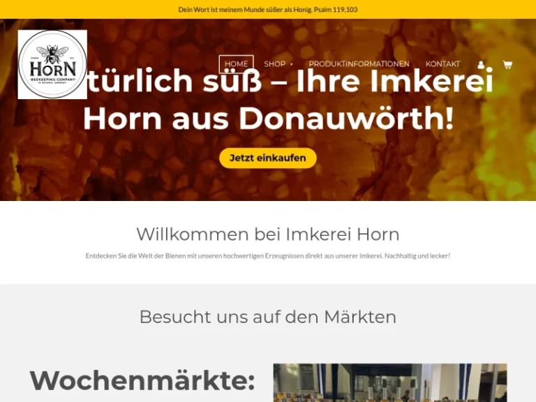 Imkerei Horn - Bayern in Donauwörth