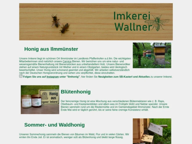 Ilmhonig - Bayern in Ilmmünster