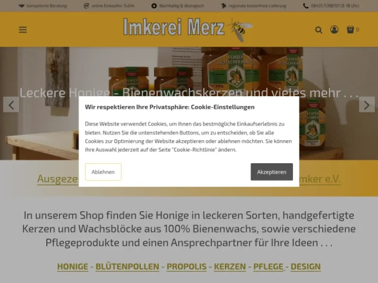 Imkerei Merz - Bayern in Neuburg an der Donau