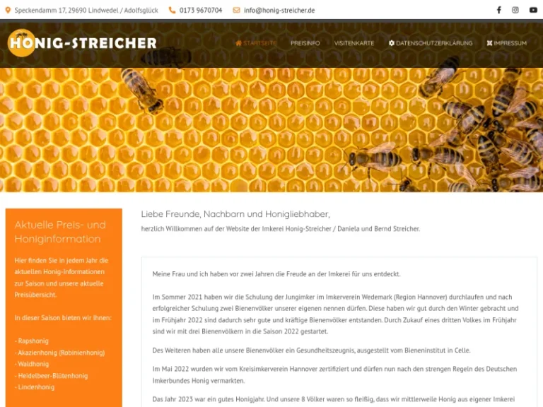 Honig-Streicher - Niedersachsen in Lindwedel