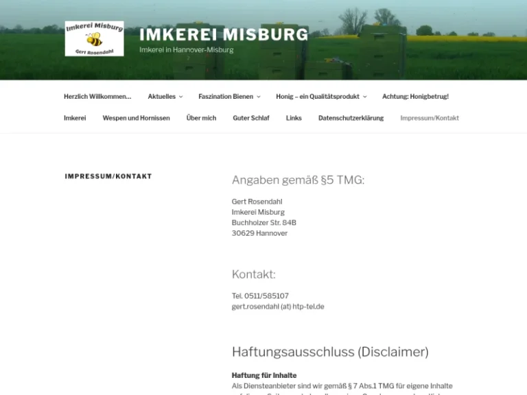 Imkerei Misburg - Niedersachsen in Misburg
