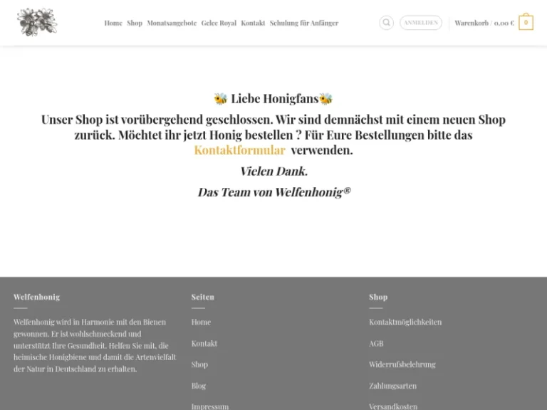 Welfenhonig ,Naturhandwerk vom Imker - Niedersachsen in Wolfsburg