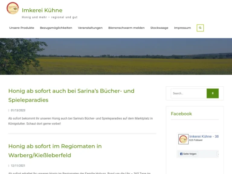 Imkerei Kühne – 38154 Königslutter am Elm - Niedersachsen in Königslutter am Elm