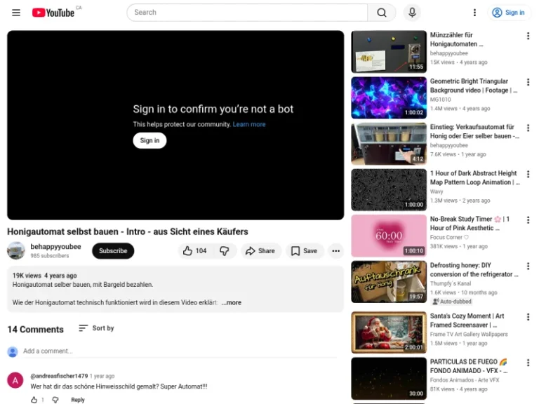 Waldheimer Imker-Honig aus dem Automat 7*24 - Niedersachsen in Hannover