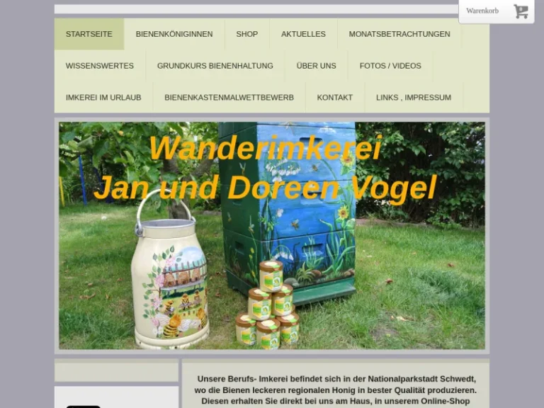 Wanderimkerei Jan und Doreen Vogel - Brandenburg in Schwedt/Oder
