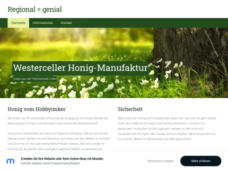 Westerceller Honig - Niedersachsen in Celle