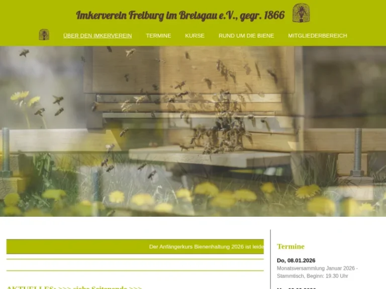 Imker-Verein Freiburg i.Br. gegr. 1866 e.V. - Baden-Württemberg in Freiburg im Breisgau