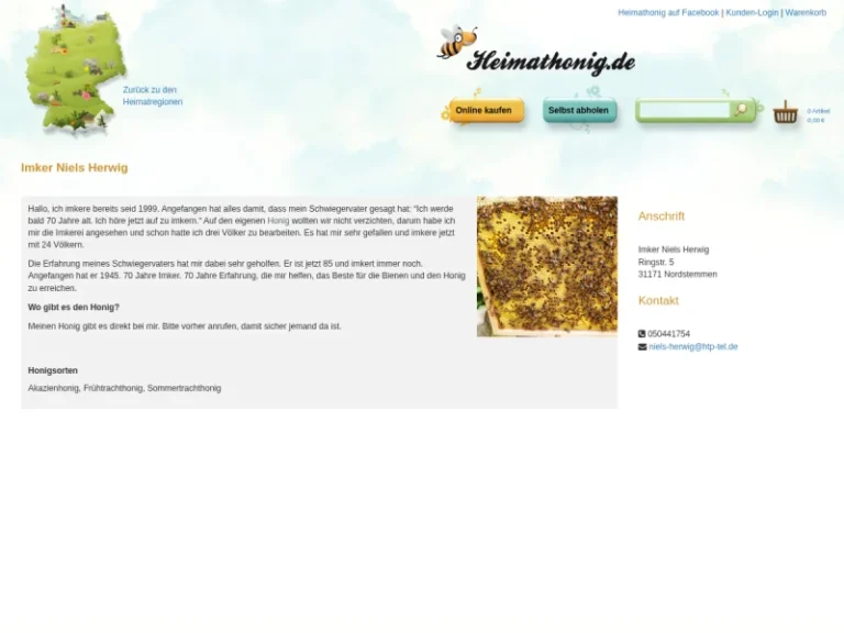 Imker Niels Herwig - Niedersachsen in Nordstemmen