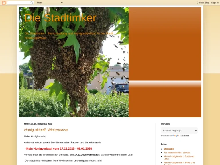 Die Stadtimker - Niedersachsen in Nienburg/Weser