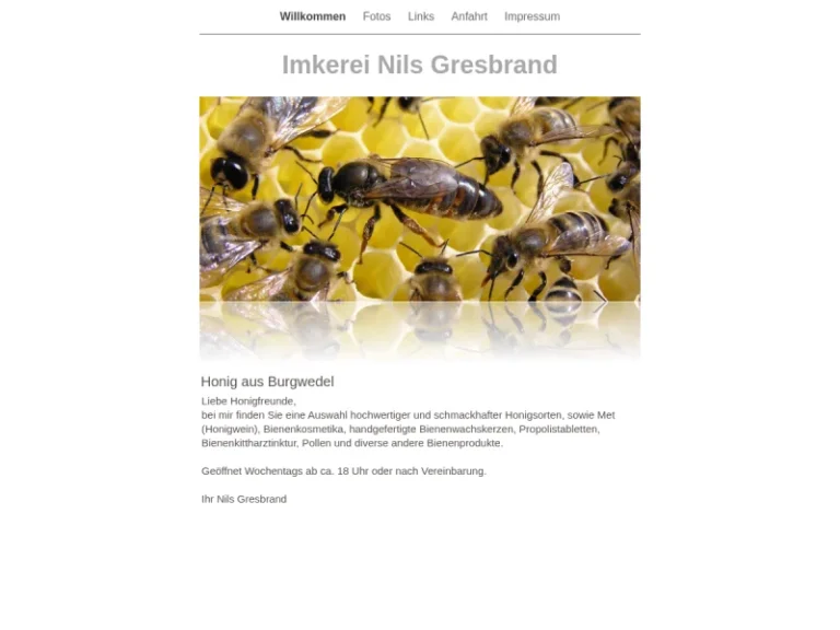 Imkerei Nils Gresbrand - Niedersachsen in Burgwedel