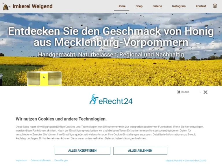 Imkerei Weigend - Mecklenburg-Vorpommern in Rostock