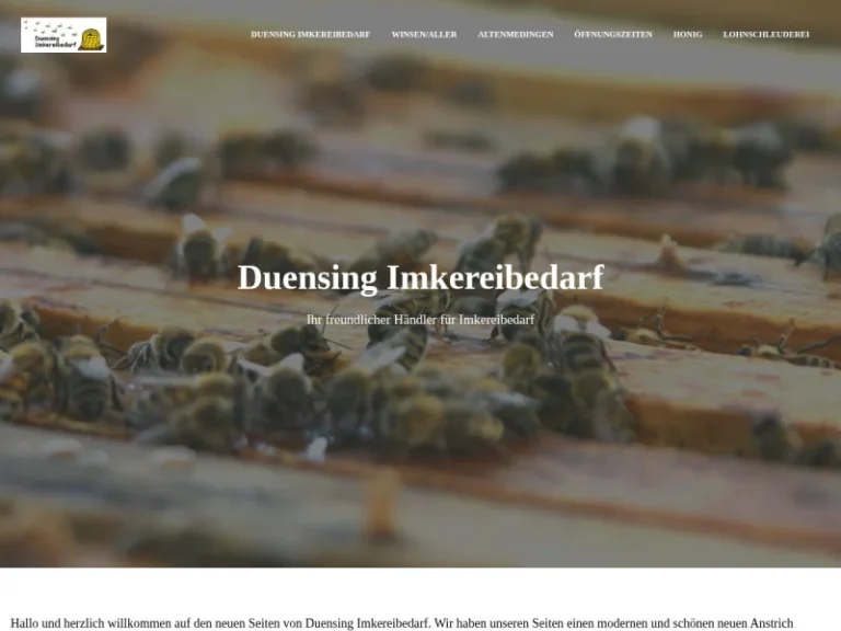 Duensing Imkereibedarf - Niedersachsen in Winsen (Aller)