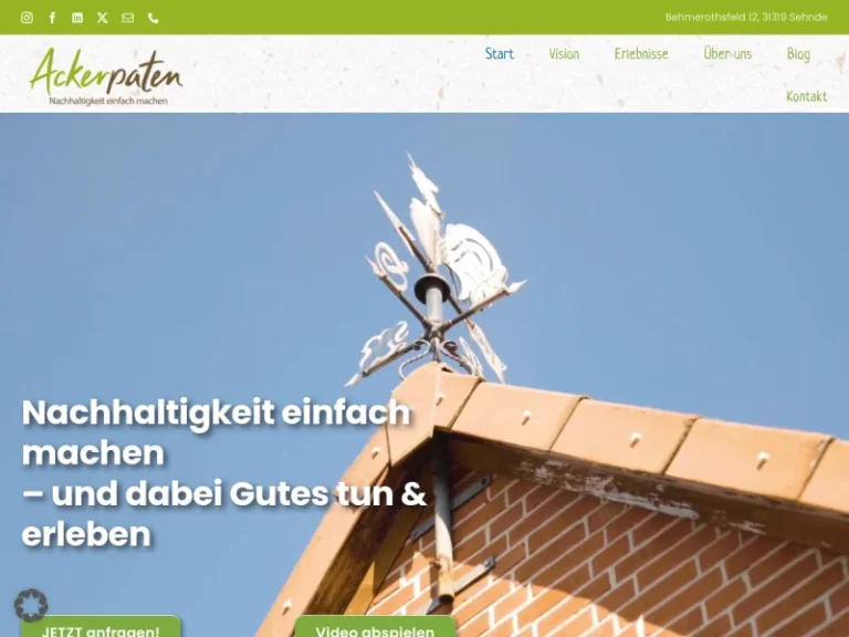 Ackerpaten Christian Bruns - Niedersachsen in Sehnde