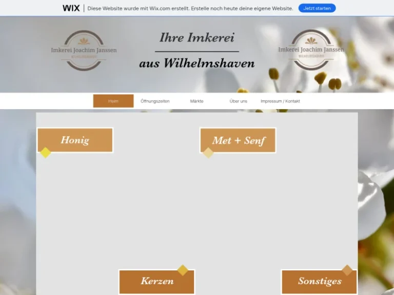 Imkerei Joachim Janssen - Niedersachsen in Wilhelmshaven