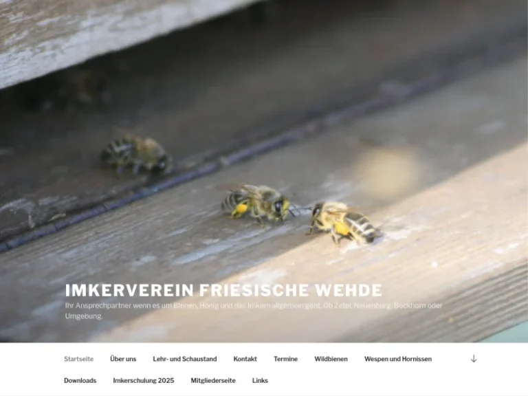 Imkervereins Friesische Wehde - Niedersachsen in Wilhelmshaven