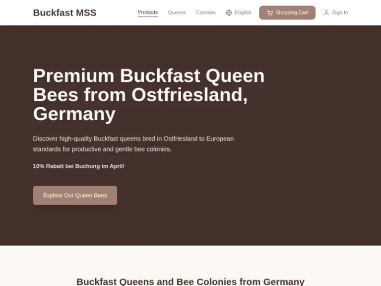 Buckfast Ostfriesland MSS - Niedersachsen in Südbrookmerland
