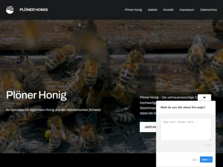 Imkerei Plöner Honig - Schleswig-Holstein in Plön