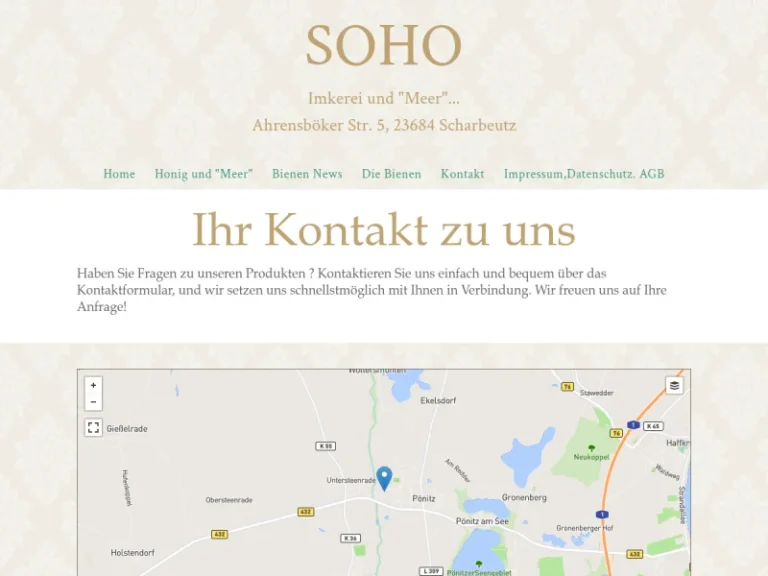Imkerei SOHO - Schleswig-Holstein in Scharbeutz