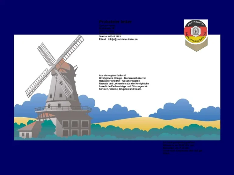 Imker Gerhard Heide - Schleswig-Holstein in Krokau