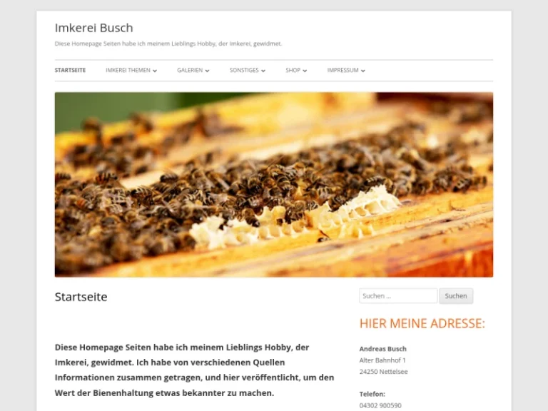 Imkerei Busch - Schleswig-Holstein in Nettelsee