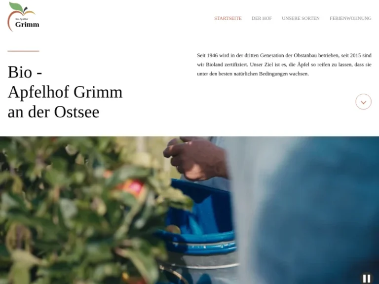 Bio-Apfelhof Grimm - Schleswig-Holstein in Grömitz