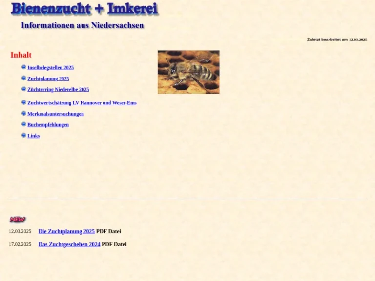 Bienenzucht + Imkerei - Niedersachsen in Elsfleth