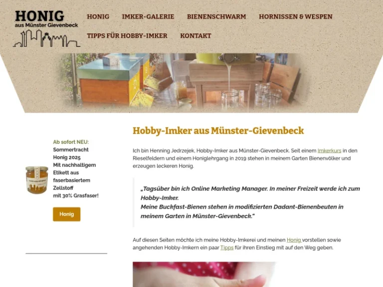 Honig aus Münster-Gievenbeck - Nordrhein-Westfalen in Münster