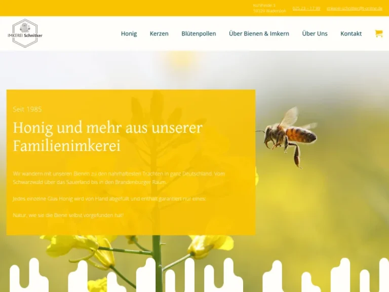 Imkerei Schnitker - Nordrhein-Westfalen in Wadersloh