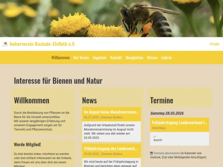 Imkerverein Rastede-Elsfleth e.V. - Niedersachsen in Rastede
