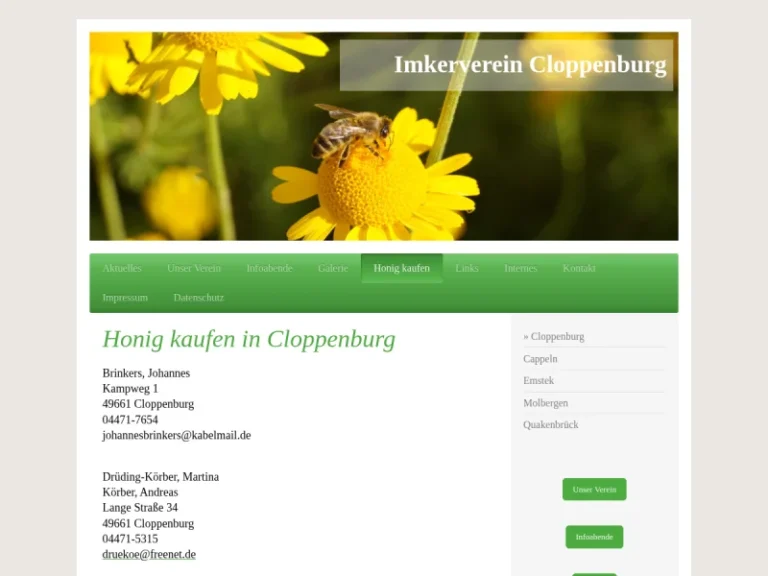 Imkerei Werner Kühling - Niedersachsen in Cloppenburg