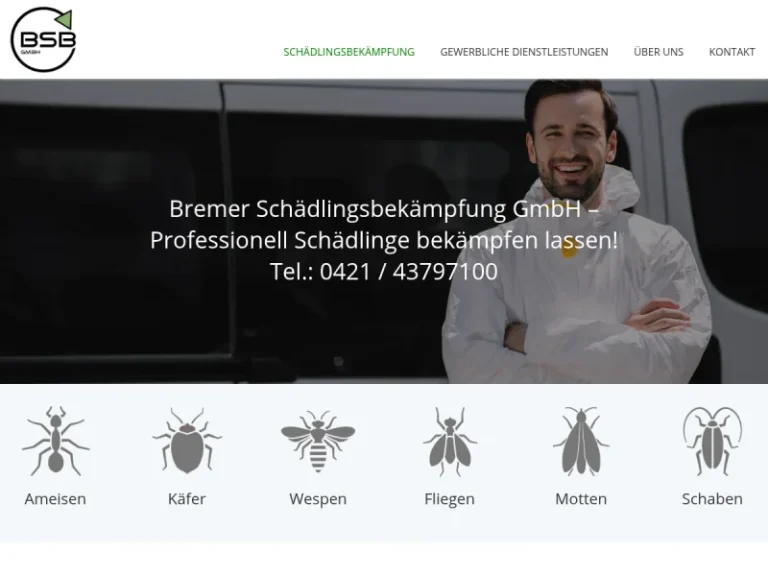 Bremer Schädlingsbekämpfung GmbH | Kammerjäger Bremen/Bremerhaven - Bremen in Bremen