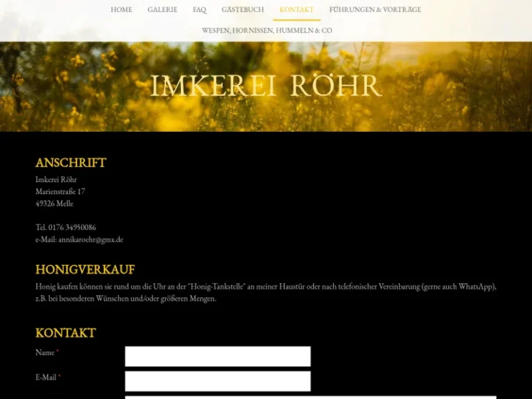 Imkerei Röhr - Niedersachsen in Melle