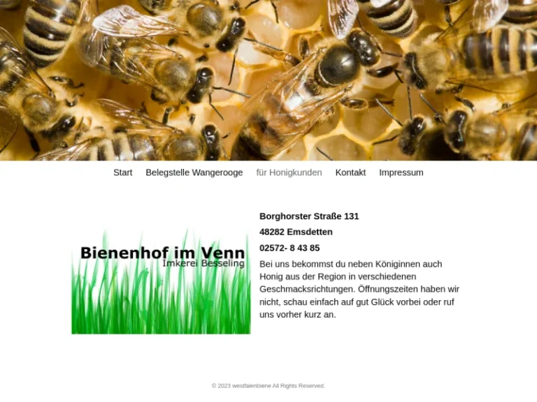 Imkerei Besseling – Bienenhof im Venn - Nordrhein-Westfalen in Emsdetten