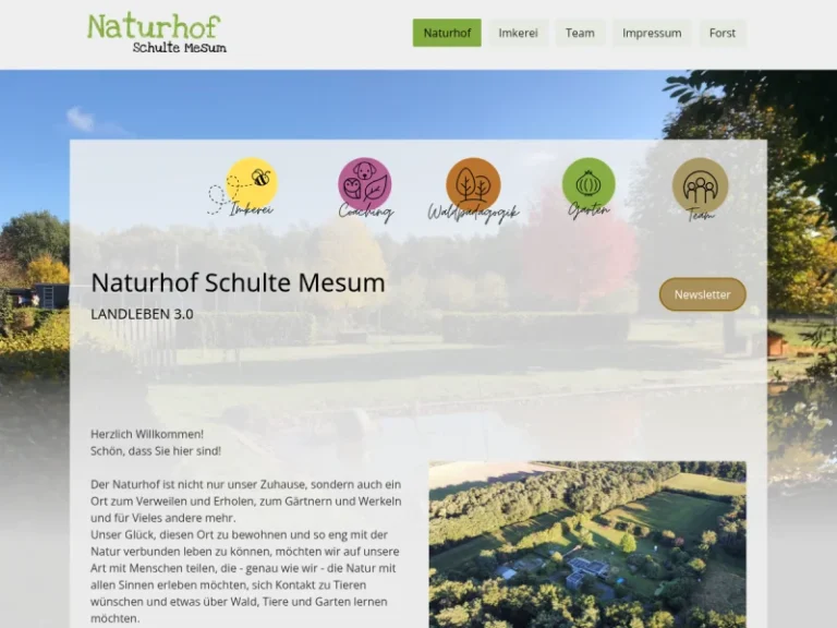 Naturhof Schulte Mesum - Nordrhein-Westfalen in Rheine
