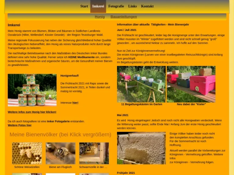 Imkerei Holger Häntzschel - Niedersachsen in Hilter am Teutoburger Wald