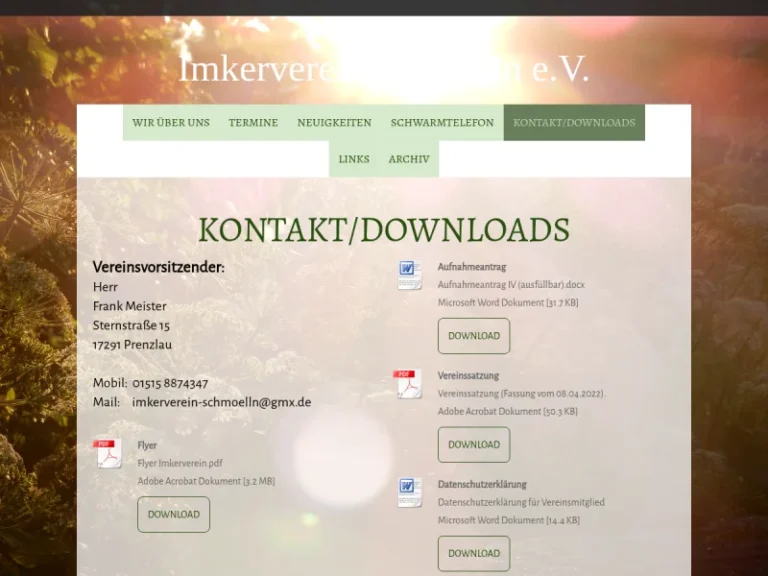 Imkerverein Schmölln eV - Brandenburg in Prenzlau