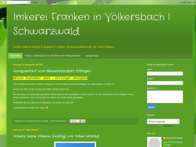 Imkerei Franken - Baden-Württemberg in Malsch