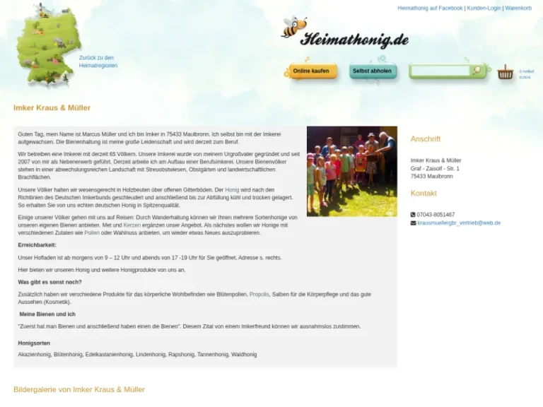 Imker Kraus & Müller - Baden-Württemberg in Maulbronn